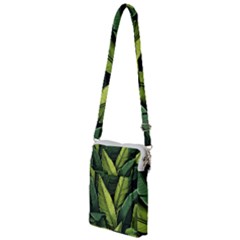 Banana Leaves Pattern Multi Function Travel Bag by goljakoff