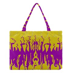 Yellow And Purple In Harmony Medium Tote Bag