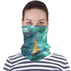 Double Exposure Flower Face Seamless Bandana (adult) by Cemarart