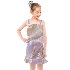 Silk Waves Abstract Kids  Overall Dress by Cemarart