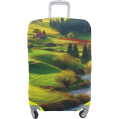 Countryside Landscape Nature Luggage Cover (large) by Cemarart