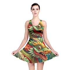 Chinese New Year ¨c Year Of The Dragon Reversible Skater Dress