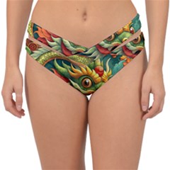 Chinese New Year ¨c Year Of The Dragon Double Strap Halter Bikini Bottoms