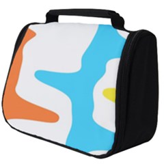 Warp Lines Colorful Multicolor Full Print Travel Pouch (big) by Cemarart