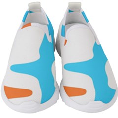 Warp Lines Colorful Multicolor Kids  Slip On Sneakers