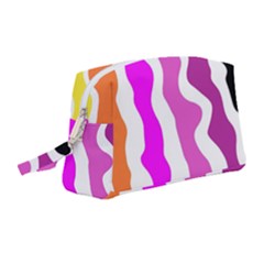 Warp Liquid Multicolor Kids Wristlet Pouch Bag (medium) by Cemarart