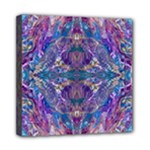 Cobalt arabesque Mini Canvas 8  x 8  (Stretched)