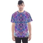 Cobalt arabesque Men s Sport Mesh T-Shirt