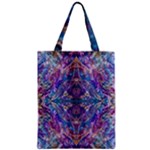 Cobalt arabesque Zipper Classic Tote Bag