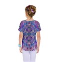 Cobalt arabesque Kids  One Piece T-Shirt View2