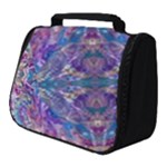 Cobalt arabesque Full Print Travel Pouch (Small)