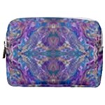 Cobalt arabesque Make Up Pouch (Medium)