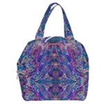 Cobalt arabesque Boxy Hand Bag