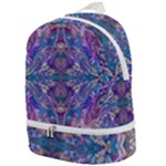 Cobalt arabesque Zip Bottom Backpack