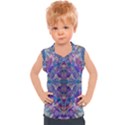 Cobalt arabesque Kids  Sport Tank Top View1