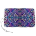 Cobalt arabesque Pen Storage Case (L)