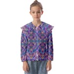 Cobalt arabesque Kids  Peter Pan Collar Blouse