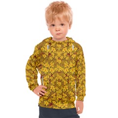 Blooming Flowers Of Lotus Paradise Kids  Hooded Pullover by pepitasart