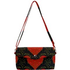 Love Hearts Pattern Style Removable Strap Clutch Bag by Grandong