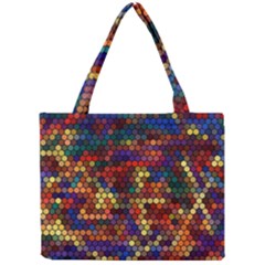 Hexagon Honeycomb Pattern Mini Tote Bag by Grandong