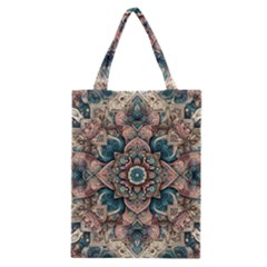 Floral Flora Flower Flowers Nature Pattern Classic Tote Bag
