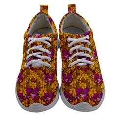 Blooming Flowers Of Orchid Paradise Women Athletic Shoes by pepitasart