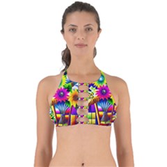 Flower Vase Flower Collage Pop Art Perfectly Cut Out Bikini Top