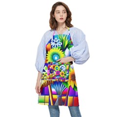 Flower Vase Flower Collage Pop Art Pocket Apron by Bedest