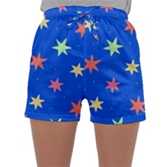 Background Star Darling Galaxy Sleepwear Shorts by Maspions