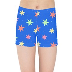 Background Star Darling Galaxy Kids  Sports Shorts by Maspions