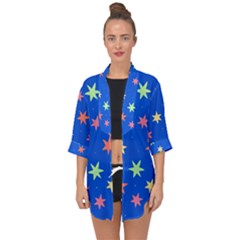 Background Star Darling Galaxy Open Front Chiffon Kimono by Maspions