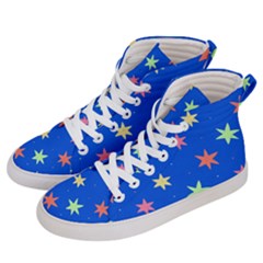 Background Star Darling Galaxy Men s Hi-top Skate Sneakers by Maspions