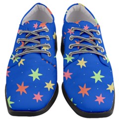 Background Star Darling Galaxy Women Heeled Oxford Shoes by Maspions