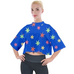 Background Star Darling Galaxy Mock Neck T-shirt