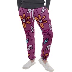 Flowers Petals Leaves Foliage Men s Jogger Sweatpants