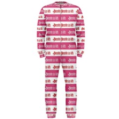 Breathe In Life, Breathe Out Love Text Motif Pattern Onepiece Jumpsuit (men) by dflcprintsclothing