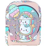 Boy Astronaut Cotton Candy Childhood Fantasy Tale Literature Planet Universe Kawaii Nature Cute Clou Full Print Backpack