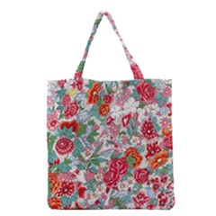 Flower Bloom Blossom Botanical Color Colorful Colour Element Digital Floral Floral Pattern Grocery Tote Bag