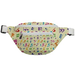 Seamless Pattern Musical Note Doodle Symbol Fanny Pack by Apen