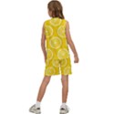 Lemon Fruits Slice Seamless Pattern Kids  Basketball Mesh Set View4