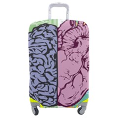 Brain Heart Balance Emotion Luggage Cover (medium)