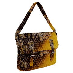 Honeycomb With Bees Buckle Messenger Bag