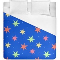 Background Star Darling Galaxy Duvet Cover (king Size) by Maspions