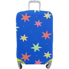 Background Star Darling Galaxy Luggage Cover (large) by Maspions