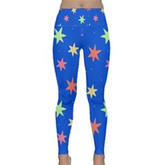 Background Star Darling Galaxy Lightweight Velour Classic Yoga Leggings by Maspions