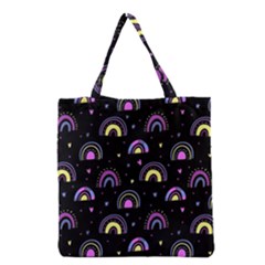 Wallpaper Pattern Rainbow Grocery Tote Bag