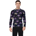 Wallpaper Pattern Rainbow Men s Long Sleeve Rash Guard View1