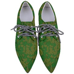 Vectors Leaves Background Plant Pointed Oxford Shoes by Askadina