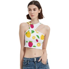 Strawberry Lemons Fruit Cut Out Top by Askadina