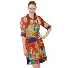 Img 20240120 190714 Long Sleeve Mini Shirt Dress by CharlotteWelch